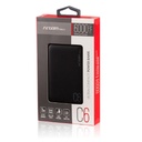 POWERBANK ARGOM ARG-PB-1136BK C6 6000MHA 5V 2.1A 2*USB-A NEGRA