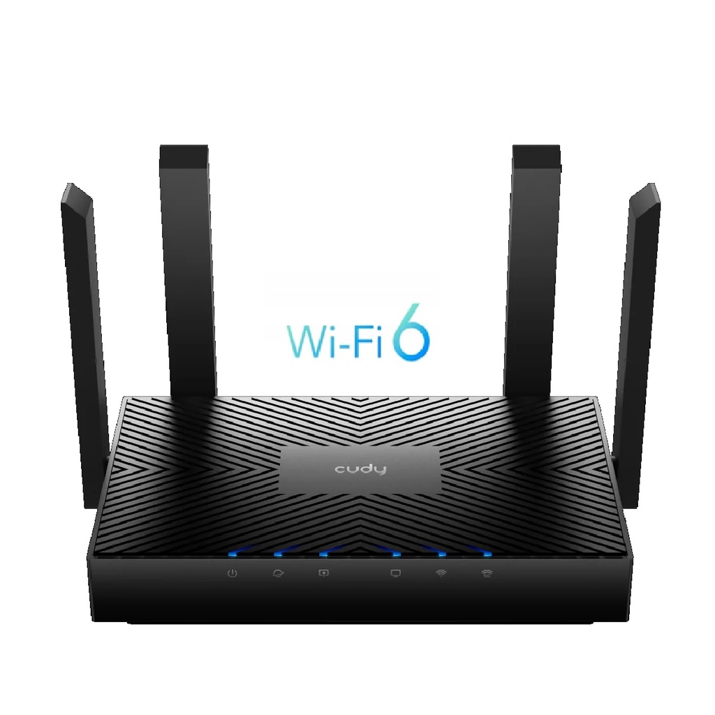 ROUTER INALAMBRICO CUDY WR3000 AX3000 AC 3000MB/S WIFI6 DUALBAND 4*LAN GIGABIT MESH