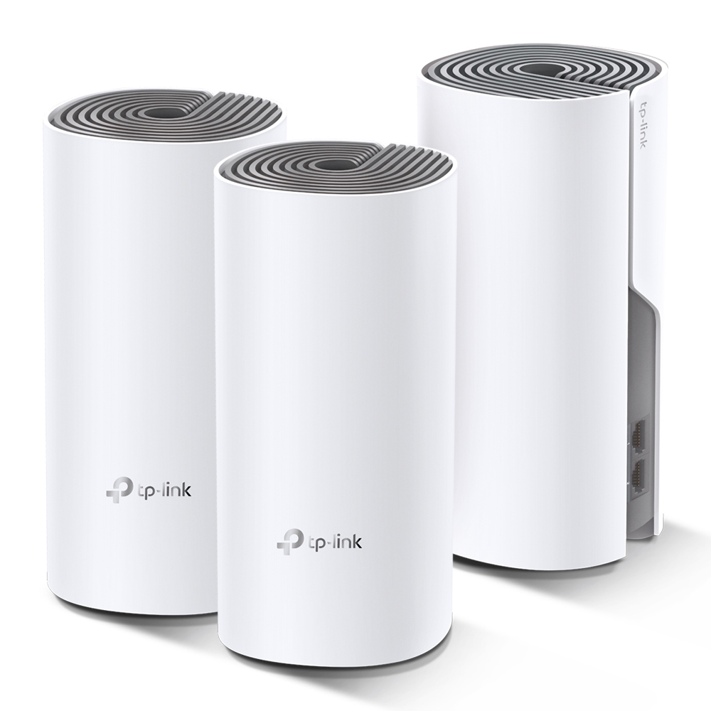 ROUTER INALAMBRICO TP-LINK DECO E4 AC 1200MB/S DUALBAND MESH 3PACK 1*LAN GIGABIT