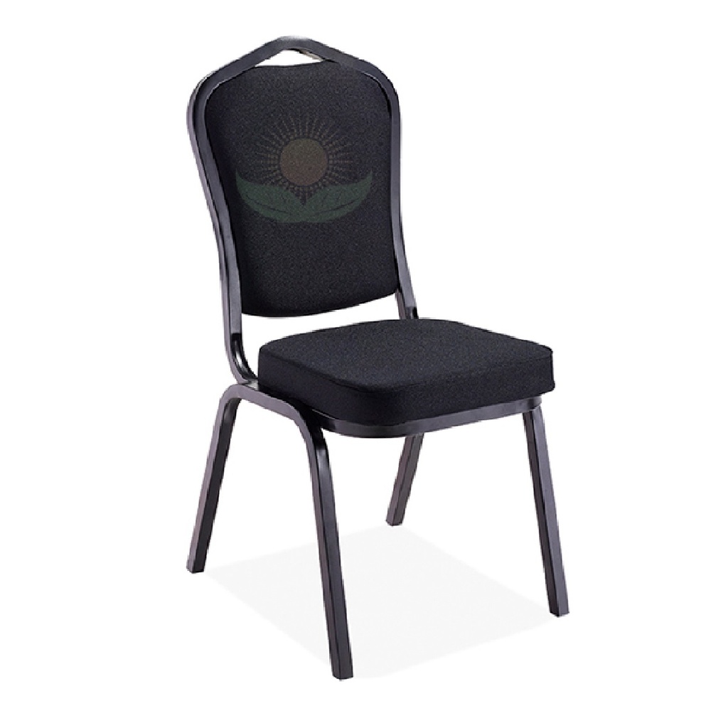 SILLA DE ESPERA DORS DC-228 TELA SIN BRAZO NEGRO