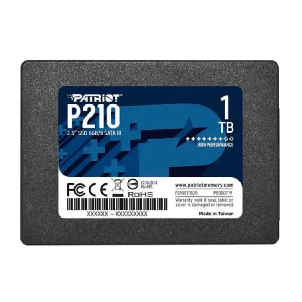 SSD 2.5" PATRIOT P210 1TB SATA