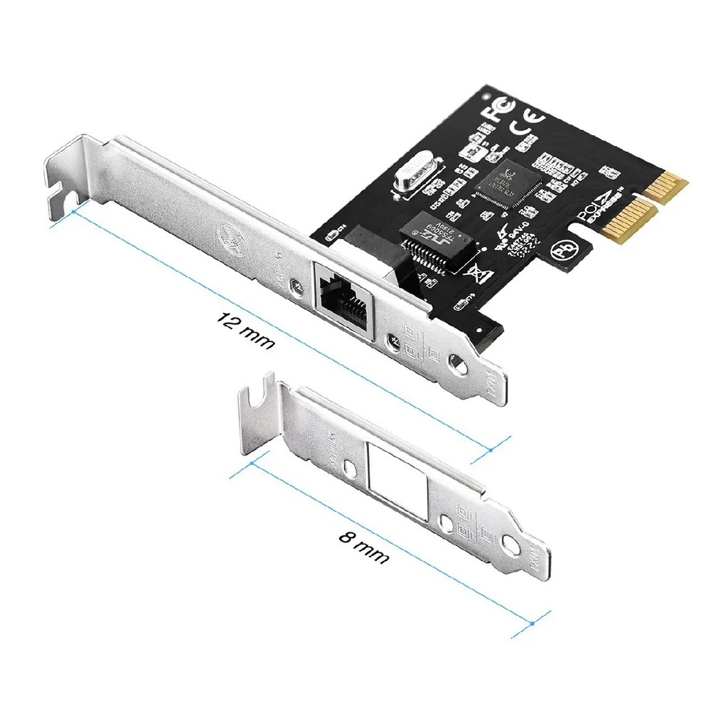 TARJETA DE RED CUDY PE10 PCI-E 1X GIGABIT