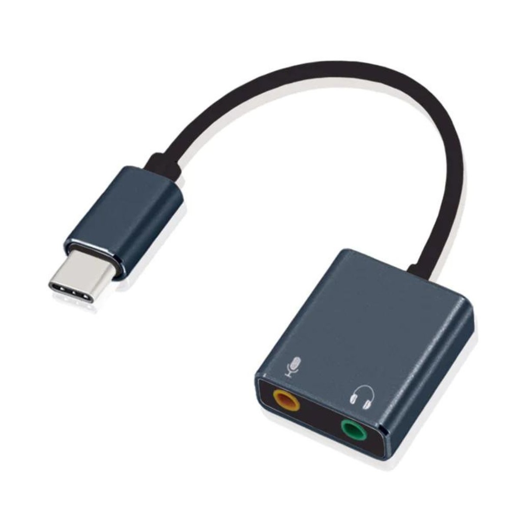 TARJETA DE SONIDO ARGOM ARG-CB-0066 1*USB-C A 2*3.5MM M/H