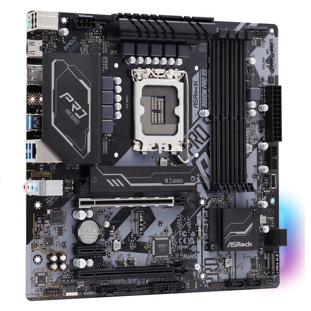 TARJETA MADRE ASROCK B660M PRO RS S1700 DDR4 WIFI