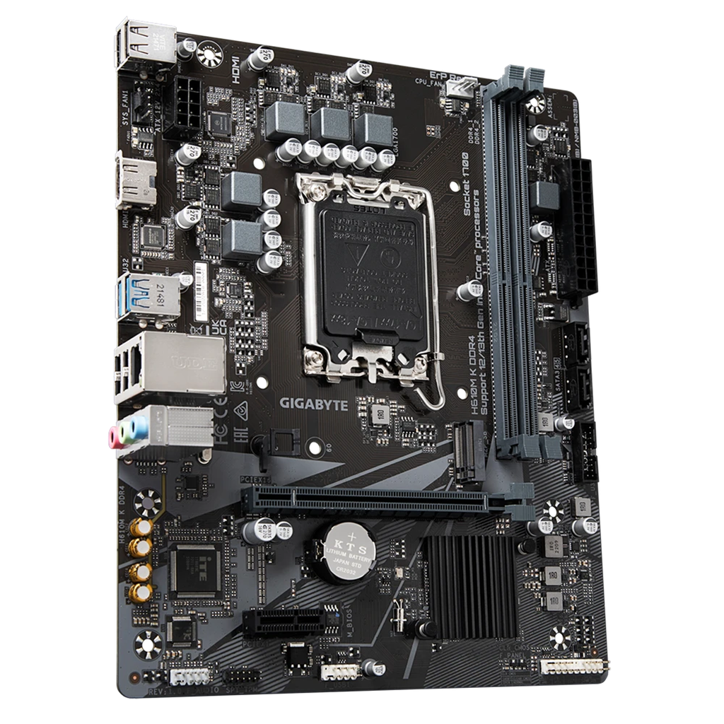 TARJETA MADRE GIGABYTE H610M K LGA1700 DDR4