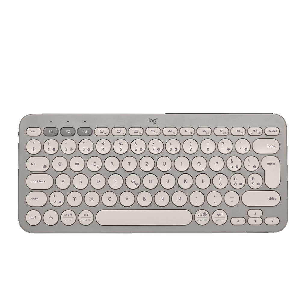 TECLADO LOGITECH K380 BLUETOOTH MULTIMEDIA MULTIDISPOSITIVO ESPAÑOL GRIS