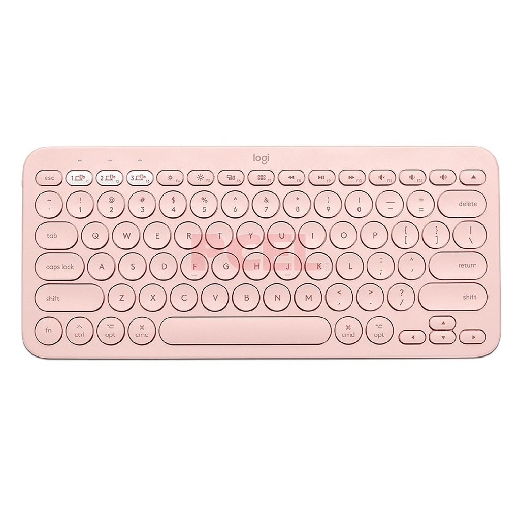 TECLADO LOGITECH K380 BLUETOOTH MULTIMEDIA MULTIDISPOSITIVO ESPAÑOL ORO ROSA