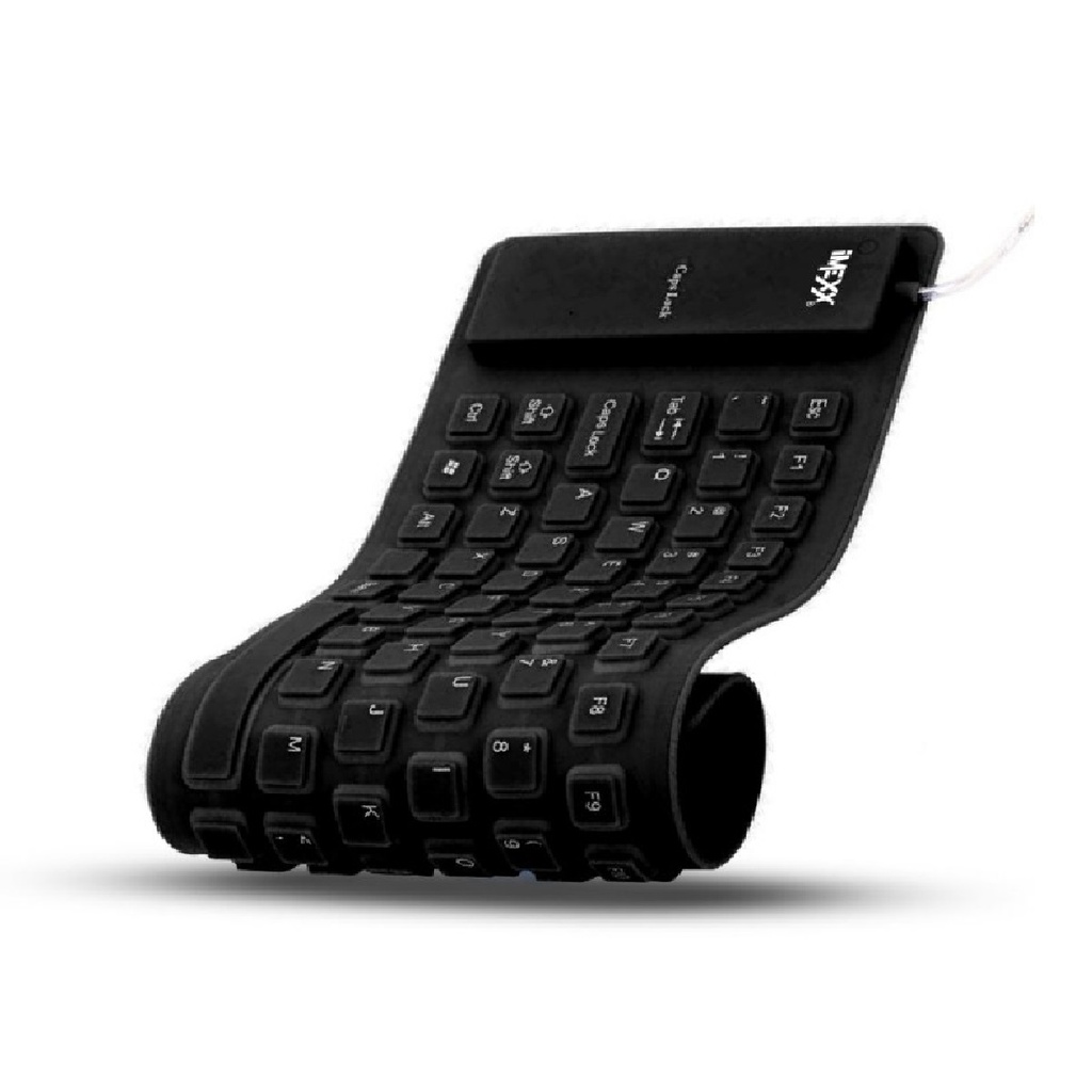 TECLADO IMEXX IME-24622 INGLES FLEXIBLE GOMA 1*USB-A