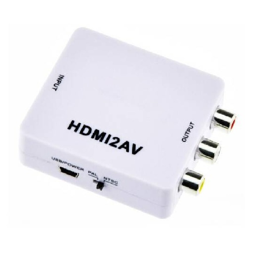 [IME-10482] ADAPTADOR IMEX IME-10482 1*HDMI A 3*RCA 1080P