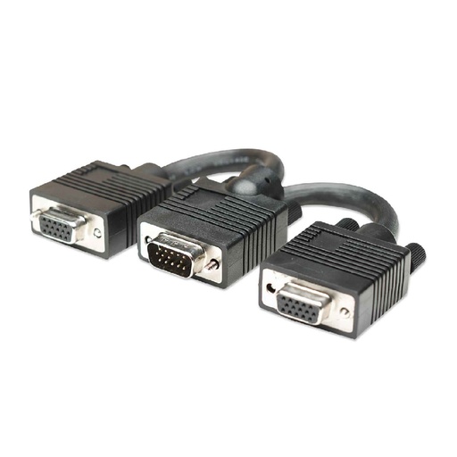 [304559] ADAPTADOR VIDEO MANHATTAN 1 VGA M / 2 VGA H 15CM