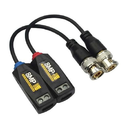 [BAL4K] BALUN PASIVO TEKLINK BAL4K BNC TORNILLO 4K 8MP