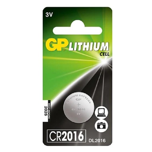 [CR2016-7C5] BATERIA GP CR2016 3V CR2016-7C5