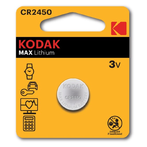 [CR2450KODAK] BATERIA KODAK CR2450 3V