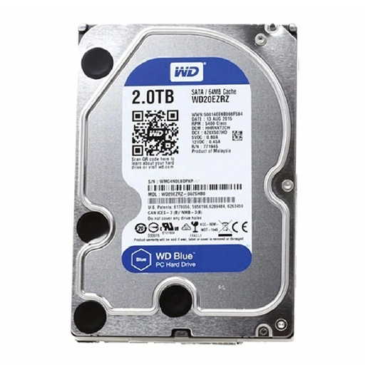 [WD20EARZ] DISCO DURO 3.5" WD BLUE 2TB SATA 7200RPM