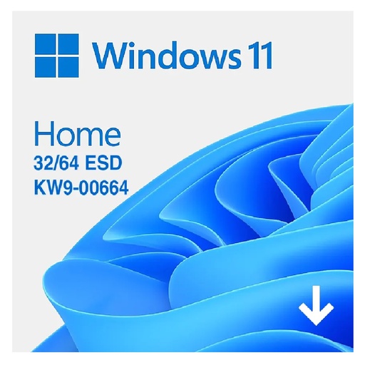 [KW9-00664] LICENCIA MICROSOFT WINDOWS 11 HOME ESD DESCARGA DIGITAL 32/64BIT MULTI IDIOMA