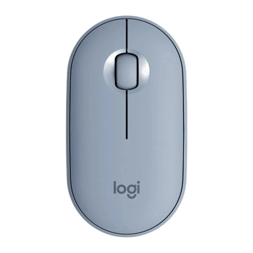 [910-005773] MOUSE LOGITECH M350 PEBBLE BLUETOOTH 3 BOTONES 1000DPI CELESTE