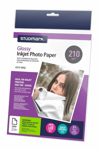 [ST-00373-WGC] PAPEL FOTOGRAFICO STUDMARK ST-00373-WGC CARTA 210G GLOSSY