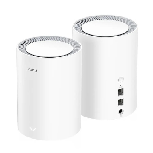 [M1200(2PACK)] ROUTER INALAMBRICO CUDY M1200 AC 1200MB/S DUALBAND MESH 2PACK 1*LAN GIGABIT