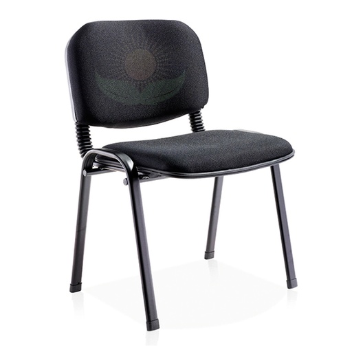 [DC-21] SILLA DE ESPERA DORS DC-21 TELA SIN BRAZOS NEGRO/AZUL