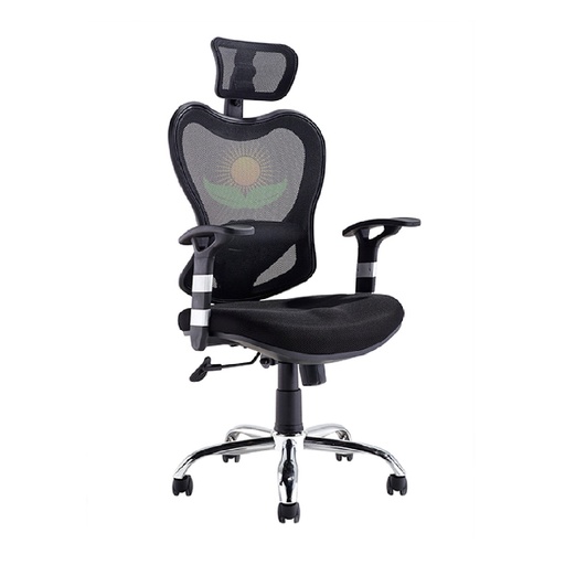 [DC-72] SILLA EJECUTIVA DORS DC-72 MALLA CON BRAZO SOP LUMBAR CABECERA NEGRO/AZUL