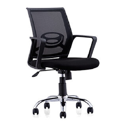 [DC-123N] SILLA SECRETARIAL DORS DC-123N TELA MALLA C/BRAZO NEGRO