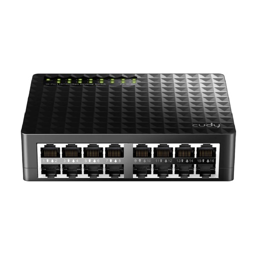 [FS1016D] SWITCH CUDY FS1016D 16 PUERTOS 10/100MB/S