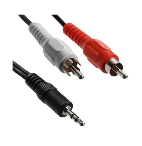 [IME-15139] CABLE AUDIO IMEXX IME-15139 1*3.5MM A 2*RCA 1.5M M/M