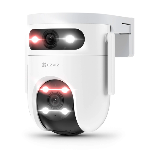 [CS-H9C-R100-8G55WKFL] CAMARA IP EZVIZ H9C DUAL 2K IR30M WIFI AUDIO DOMO PTZ INTERPERIE SIRENA